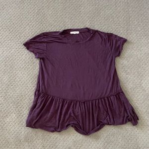 Urban Outfitters size large peplum shirt